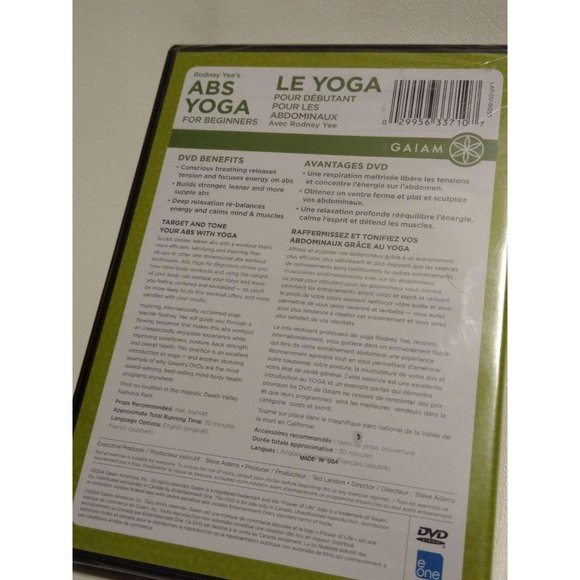 GAIAM Workout Yoga DVD Set Four DVDS NWT - Picture 10 of 10